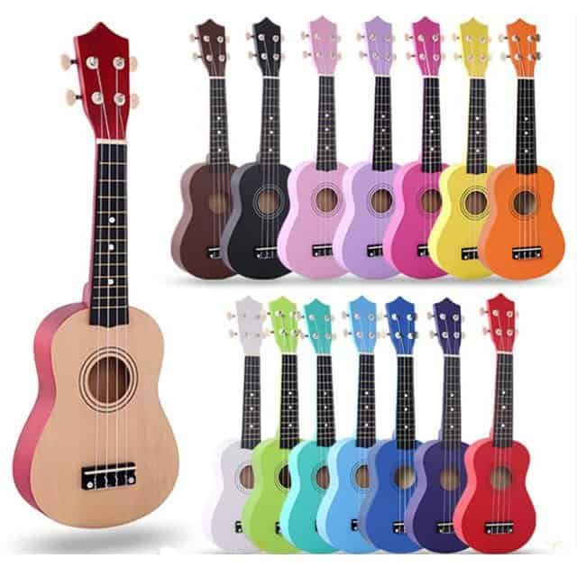 Ukulele colorido