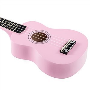 Pink ukulele