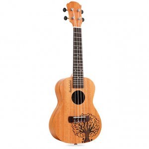 New arrival children play musical toy baby wooden 21 inch ukulele