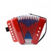 kid playing accordion