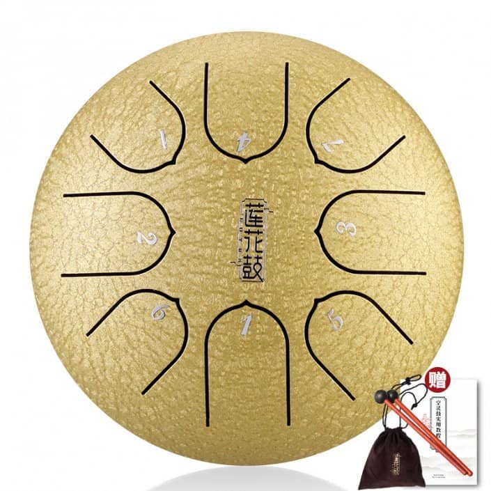 Wholesale kids percussion musical instruments 6 inch mini steel toy hand tank tongue drum