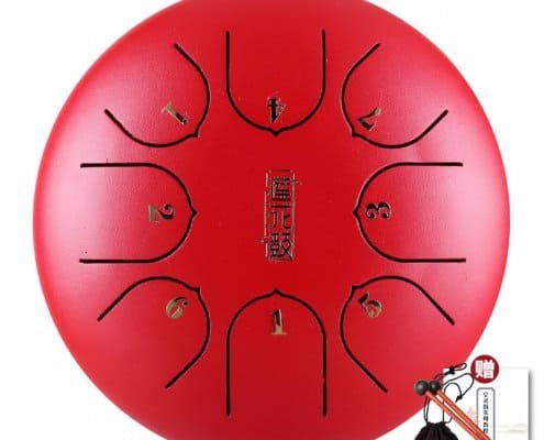 red steel Tongue Drum