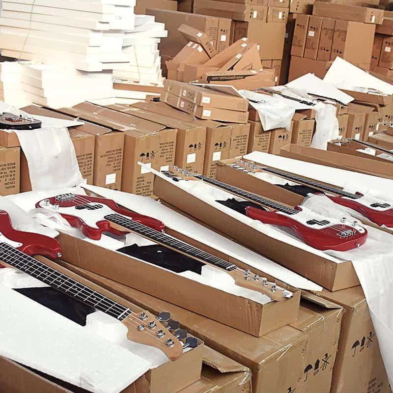 electric guitar packing