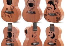 ukulele z kreskówki