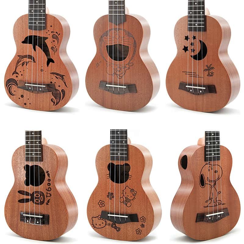 engraved ukulele