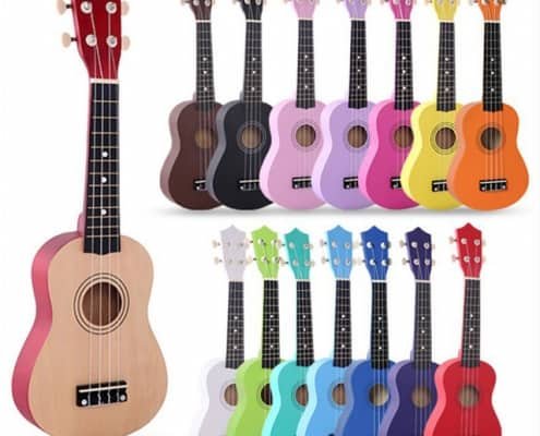 colorful ukulele