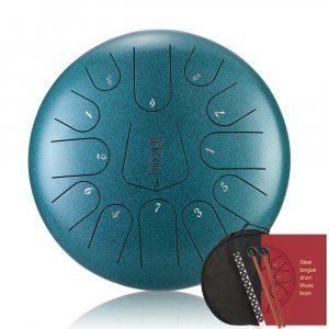 3note 12-Zoll-Handpan-Tanktrommel, Stahlzungentrommel