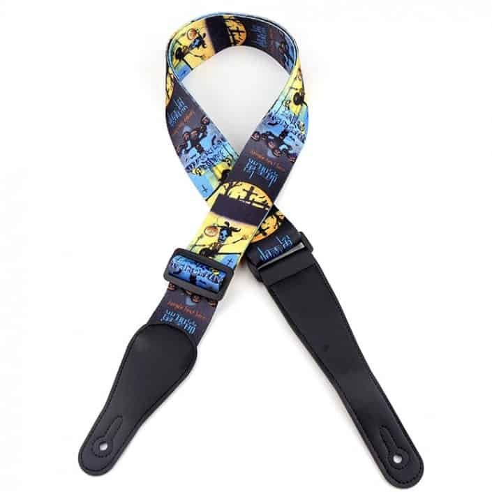 606568671831/6 PU Leather Ends Custom Anime Guitar Strap