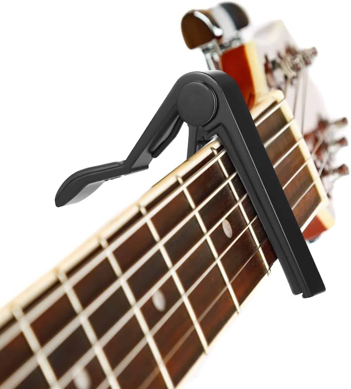 Capo de guitarra de 6 cordas para violão elétrico acústico