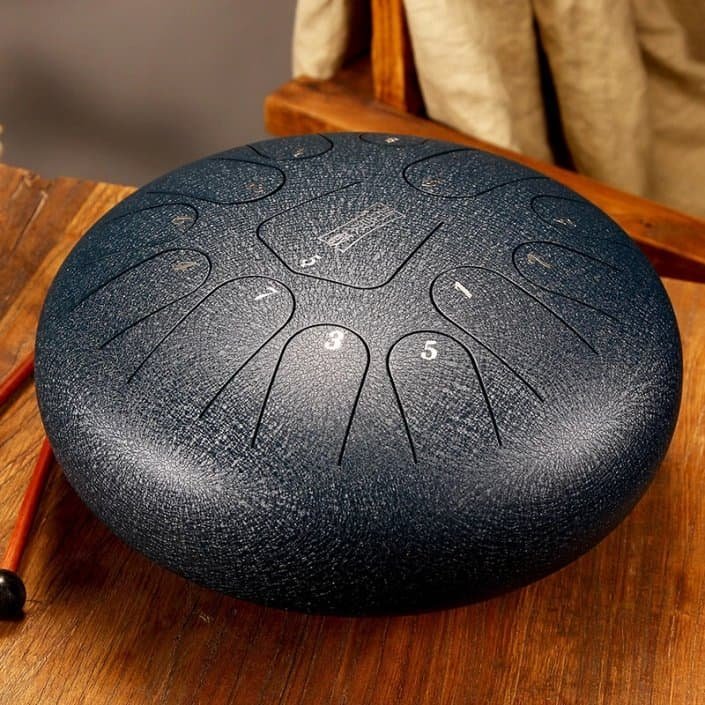 8-inch steel tongue drum with 8 notes and hangpan drum and handpan drum steel