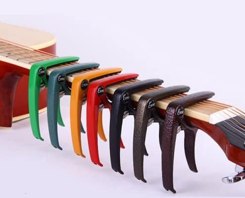 Guitar capo transpose