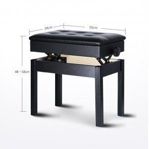 Delux Adjustable Piano Bench
