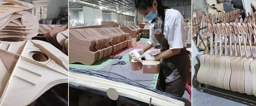 factory-made guitars