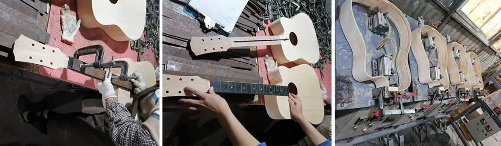 Chinese factory-made guitars