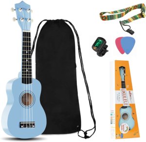 Ukelele azul para niños