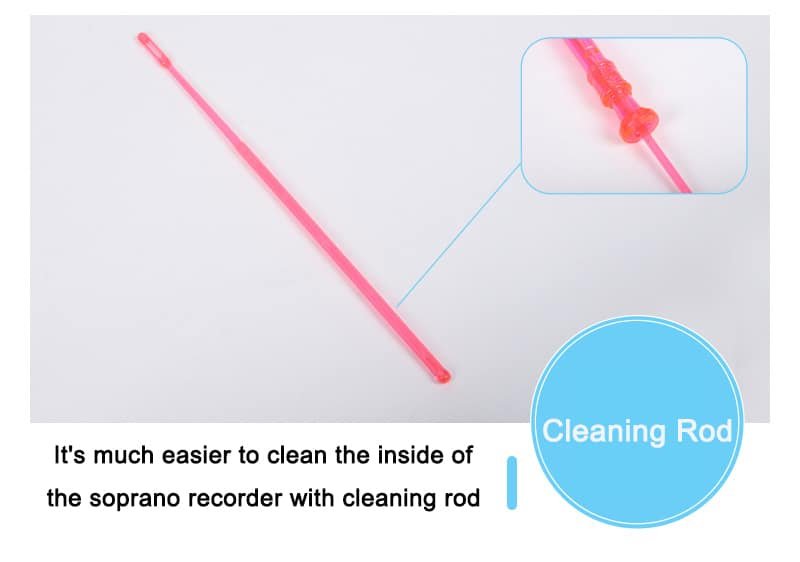 cleaning rod of kids recorder