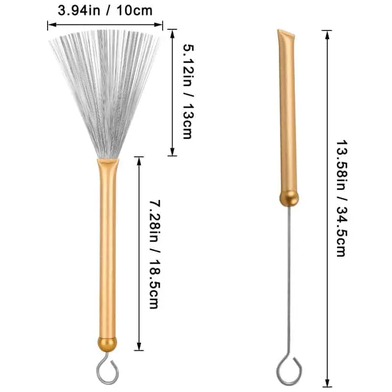 Retractable Drum Wire Brushes Drum Sticks| Factory Direct