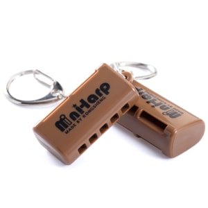 Brown mini harmonica