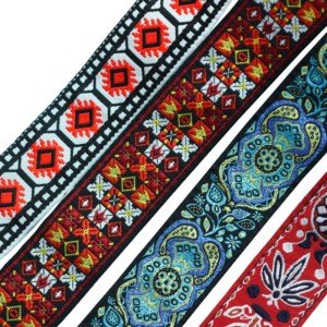 Custom Jacquard guitar straps