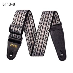 B Jacquard guitar straps