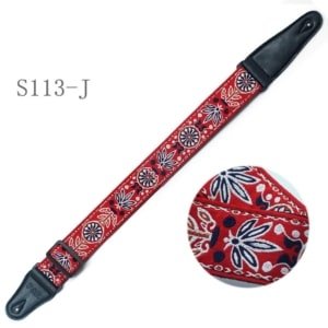 S113-J Jacquard guitar straps