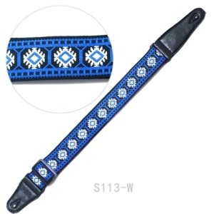 S113-W Jacquard guitar strap