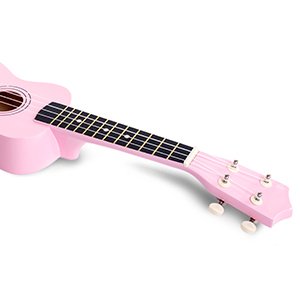 soprano pink ukulele