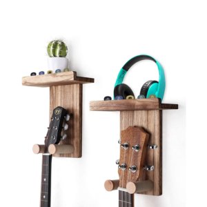 Donner Support Mural pour Guitare en bois, Accroche Guitare