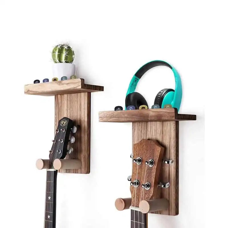 Support à ossature en bois pour guitare électrique