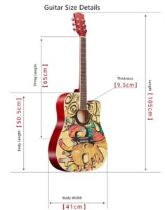 Africa Acoustic Guitar size