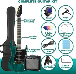 guitare électrique en contreplaqué