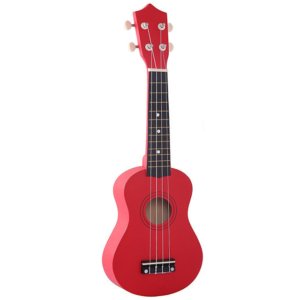 red ukulele