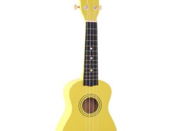 yellow ukulele