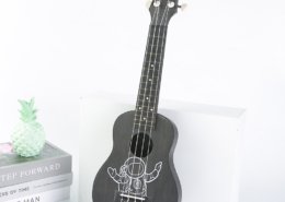 mini ukulele czarne