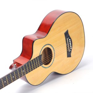 Natural Color Acoustic Guitar