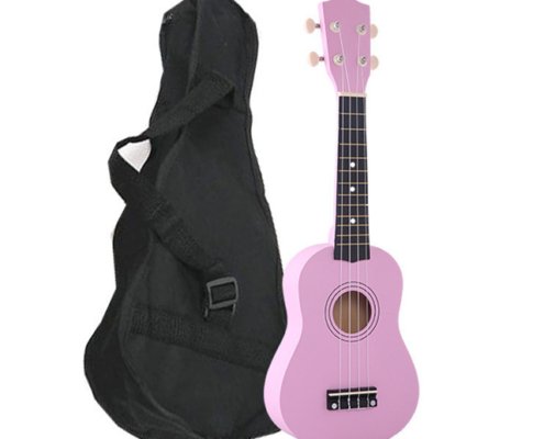 rosa farben ukulele