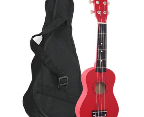 Baby Musikinstrument Spielzeug rot Ukulele