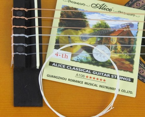 single electric guitar strings