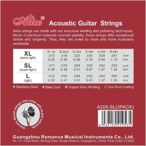 Alice Acoustic Guitar Strings