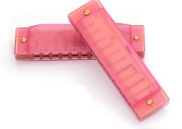 pink harmonica