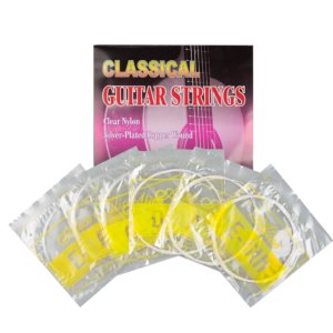 Alice A107-N Cordes de guitare classique en nylon transparent