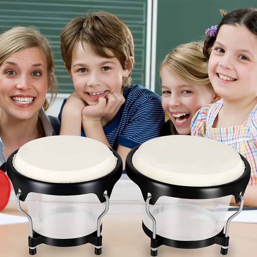  Bongo Drum Set for Adults Kids Beginners Professionals