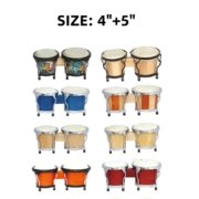 Colors of 4"+ 5" Bongo drums