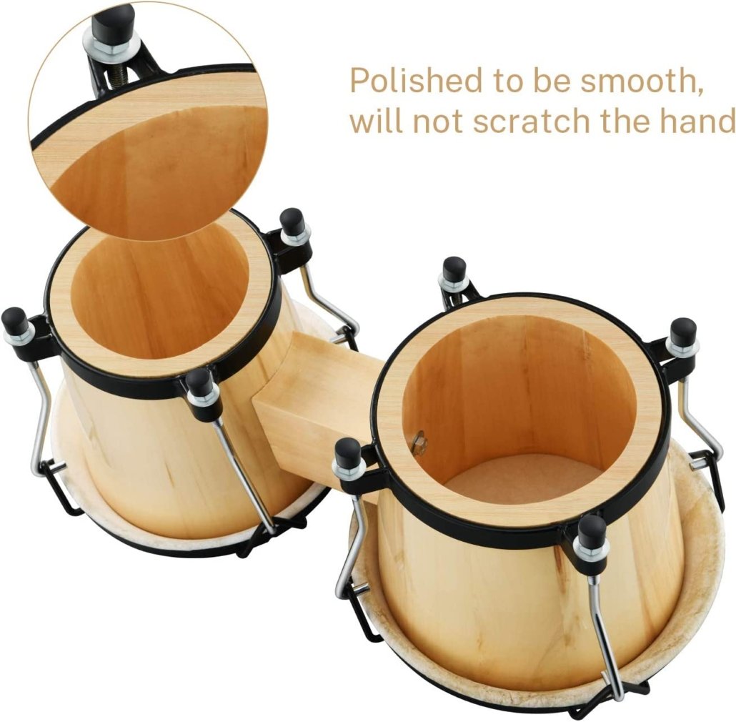 Wood and Metal Drum Percussion Instruments 