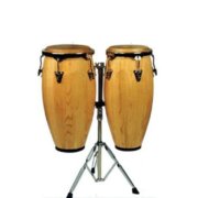 Professional Musical Instrument 11Inch +12Inch Conga Drum Sets With Stand