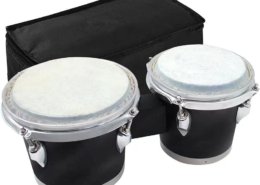 Conjunto de tambores de mão bongo 7 polegadas x 8 polegadas crianças adultos