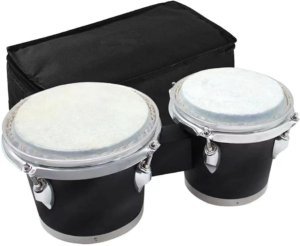 Bongo 7 inch X 8 inch Kids Adults Hand Drum Set