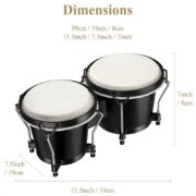 bongos negros profesionales