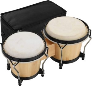 wooden bongo drums