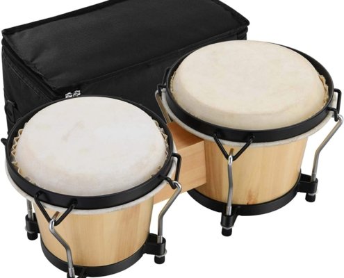 wooden bongo drums